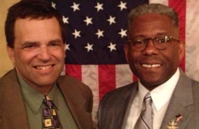 Jon Zahm with Texas Republican Party Chairman, and Ret. Army Lt.
Colonel Allen West